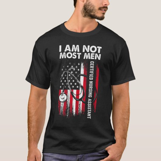 CNA Most Men Certified Nursing Assistant 2 T-Shirt (Vorderseite)