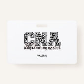 CNA Name Badge Ausweis (Vorderseite)