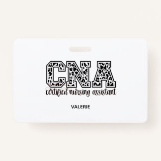 CNA Name Badge Ausweis
