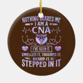 CNA Nichts stört mich, ich bin ein CNA-Krankenpfle Keramik Ornament (Hinten)