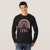 Cna Niedlich Boho Pink Rainbow Certified Nursing A T-Shirt (Vorne ganz)