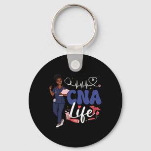 Cna Nurse Black History Monat Afro American Jun Schlüsselanhänger