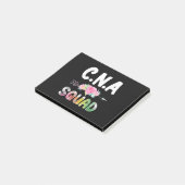 CNA Nurse Squad Certified Nursing Assistant Post-it Klebezettel (angewinkelt)