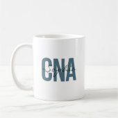 CNA Personalized Name Bold Typography Kaffeetasse (Links)