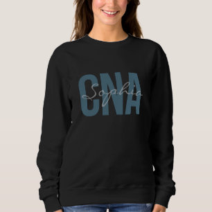 CNA Persönlicher Name Fett Schrift Sweatshirt