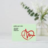 CNA-Pflegeassistent Visitenkarte (Stehend Vorderseite)