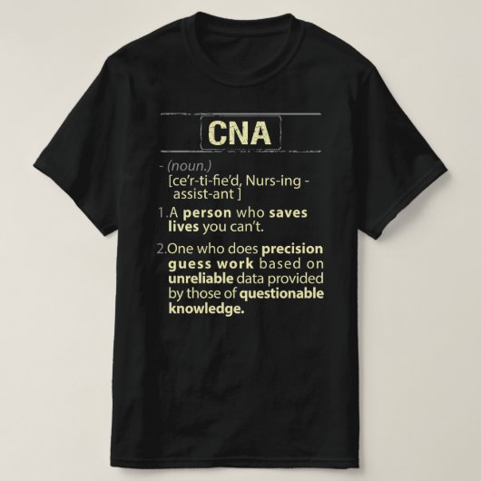 CNA - Real American Definition T-Shirt (Design vorne)