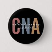 CNA Retro Certified Nursing Assistant Button (Vorderseite)