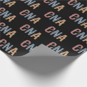 CNA Retro Certified Nursing Assistant Geschenkpapier (Ecke)