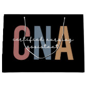CNA Retro Certified Nursing Assistant Große Geschenktüte (Vorderseite)