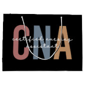 CNA Retro Certified Nursing Assistant Große Geschenktüte (Rückseite)