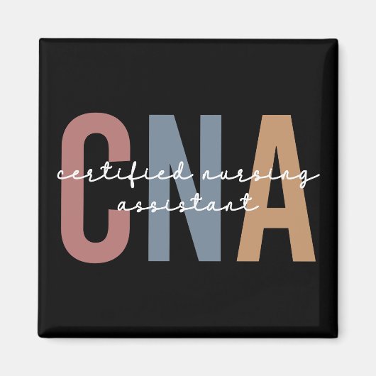 CNA Retro Certified Nursing Assistant Magnet (Vorne)