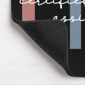 CNA Retro Certified Nursing Assistant Mousepad (Ecke)