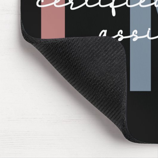 CNA Retro Certified Nursing Assistant Mousepad (Ecke)