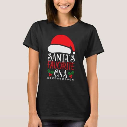 CNA Santas Favorite Christmas T - Shirt (Vorderseite)