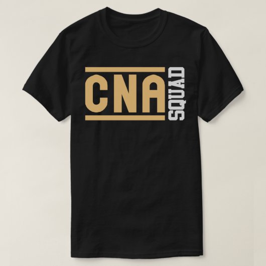 CNA Squad Certified Nursing Assistant T-Shirt (Design vorne)