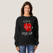 Cna Squad Niedlich zertifizierte Assistenzidee Sweatshirt (Vorne ganz)