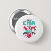 CNA zertifizierte Krankenpflegehelferinnen Button (Vorne & Hinten)