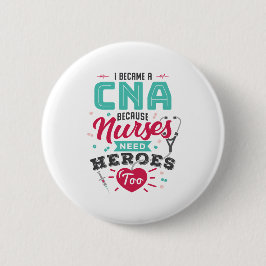 CNA zertifizierte Krankenpflegehelferinnen Button