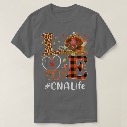CNA-zertifizierter Erntedank für Pflegeassistent u T-Shirt (Design vorne)