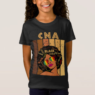 CNA-zertifizierter Krankenpfleger Afro Black Histo T-Shirt