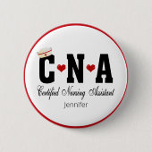 CNA-zertifizierter Krankenpfleger Button (Vorderseite)