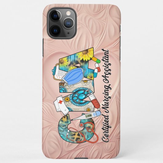 CNA-zertifizierter Krankenpfleger iPhone Hülle (Rückseite)