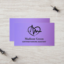 CNA-zertifizierter Krankenpfleger Telefonnummerkarte