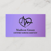 CNA-zertifizierter Krankenpfleger Telefonnummerkarte (Vorderseite)
