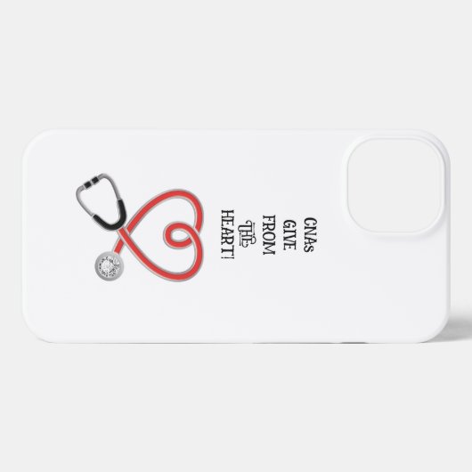CNAs Give From the Heart! iPhone Case iPhone Hülle (Rückseite (Horizontal))