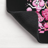 CNAS Pink Power Brustkrebsbewusstsein Retro Mousepad (Ecke)