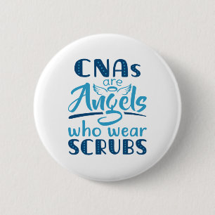 CNAs sind Engel, die Schrott tragen Button