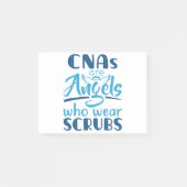 CNAs sind Engel, die Schrott tragen Post-it Klebezettel (Vorderseite)