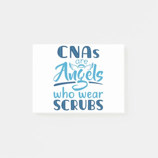 CNAs sind Engel, die Schrott tragen Post-it Klebezettel (Vorderseite)