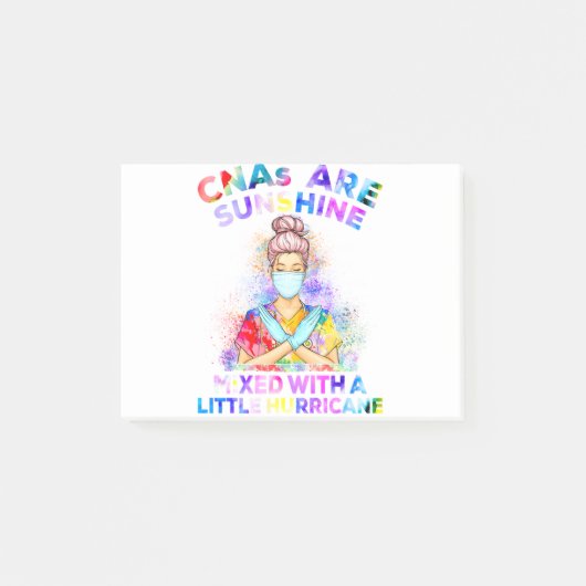 CNAs sind sonnig Post-it Klebezettel (Vorderseite)