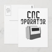 CNC-Bediener Postkarte (Vorne/Hinten)