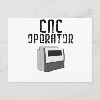 CNC-Bediener Zerspaner Postkarte