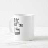 Cnc-Betreiber-Maschinist Kaffeetasse (Vorderseite Links)
