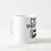 Cnc-Betreiber-Maschinist Kaffeetasse (Vorderseite Links)