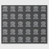 CNC-Machender Sarkasmus-Funny-Machinist Geschenkpapier (Flach)