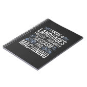 CNC Machining Sarcasm Funny Machinist Notizblock (Linke Seite)