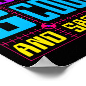 CNC-Machinist Fluent G-Code-Aufkleber Poster (Ecke)