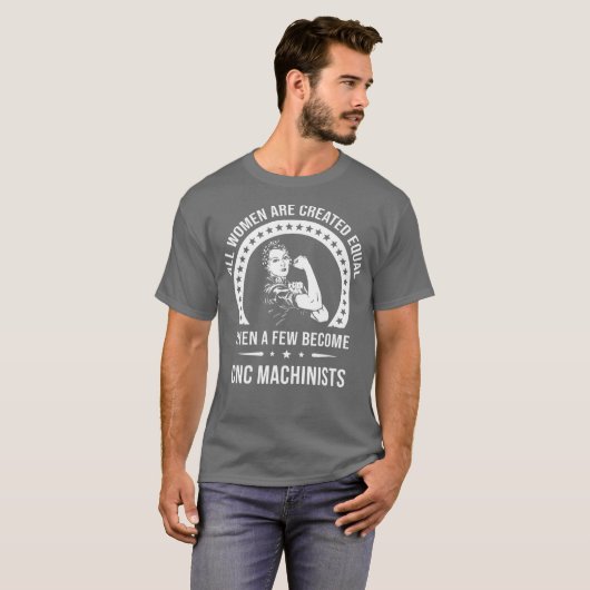 Cnc Machinist s for Women  Cnc Machinist T-Shirt (Vorne ganz)