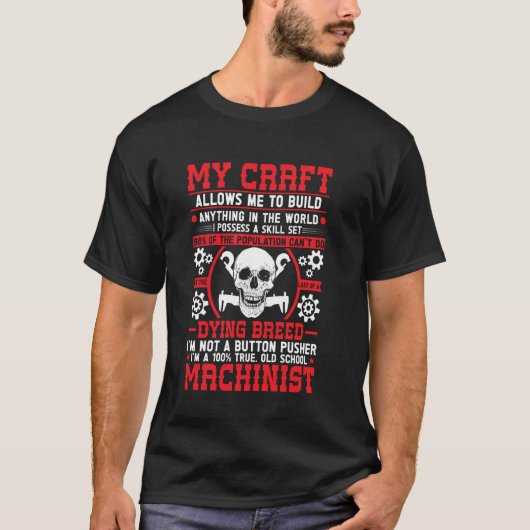 CNC-Machinist T-Shirt (Vorderseite)