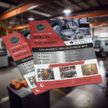 CNC-Maschinenfabrik Red Flyer<br><div class="desc">Die Fertigungsindustrie ist immer auf der Suche nach hochwertigen CNC-Bearbeitungsdienstleistungen. Stellen Sie Ihre Präzisionsbearbeitungs-Lösungen potenziellen Kunden mit diesem vollständig anpassbaren Flyer vor. Eine gute Möglichkeit,  auf Messen und Treffen mit Kunden zu werben. Alle Texte,  Logos und Bilder sind zu 100% anpassbar. Mit 1Bizchoice (Rechte vorbehalten).</div>