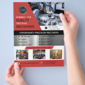 CNC-Maschinenfabrik Red Flyer (Hand)