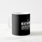 CNC-Maschinentechnik Maschinengeschenkidee Kaffeetasse (Vorderseite Links)