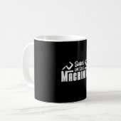 CNC-Maschinentechniker - Geschenkidee Kaffeetasse (Vorderseite Links)