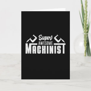 CNC-Maschinentechniker - Geschenkidee Karte