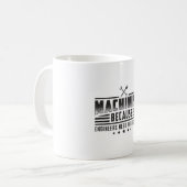 CNC-Maschinerie Machinist Funny Gift Idea Kaffeetasse (Vorderseite Links)